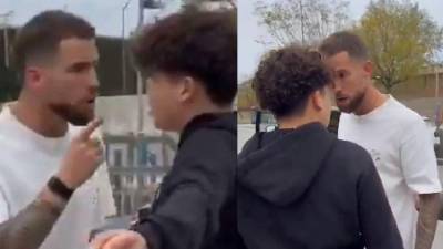 Futbolista del Barcelona se encara a un aficionado: “Última vez que me llamas tonto”