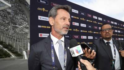 Diego Cocca habló con los medios después del sorteo de la fase de grupos de la Copa Oro 2023.