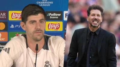 Thibaut Courtois habló de las críticas que le hizo Diego Simeone tras los incidentes ocurridos en el derbi Atlético-Real Madrid.