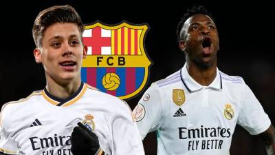 Vinicius celebró el fichaje de Arda Güler por el Real Madrid.