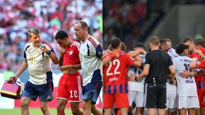 Esto es lo que sabe sobre el estado de salud del futbolista del Bayern Múnich luego de desplomarse en segundo partido consecutivo. FOTOS EFE.