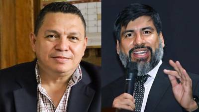 Luis Javier Santos como jefe de la Unidad Fiscal Especializada Contra Redes de Corrupción (Uferco), y Johel Zelaya, fiscal general de la República.