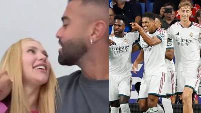 <b>¿Problemas para Vinícius? Las fotos de su novia con otro hombre desatan polémica. Fotos redes sociales.</b>