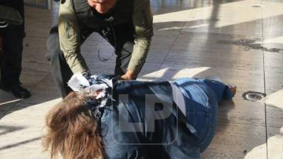 El día del atentado contra la diputada Gladis Aurora López.