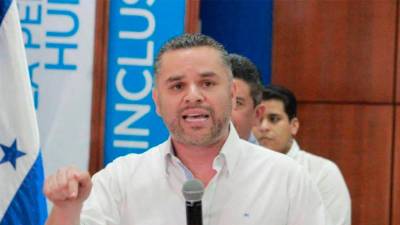 David Chávez es el presidente del Partido Nacional de Honduras.