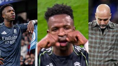 El Real Madrid goleó en la serie al Manchester City (1-5) y se clasificó a los cuartos de final de la Champions: estas fueron las mejores imágenes del partido.