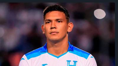 Luis Vega se lesionó en el partido de la Selección de Honduras contra México.