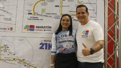 Yessica Espinal estuvo presente este sábado en la Feria del Atleta para recibir su respectivo kit deportivo.