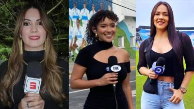 Las bellas comunicadoras que hacen vibrar a Honduras y el mundo en el duelo de la Bicolor contra México.