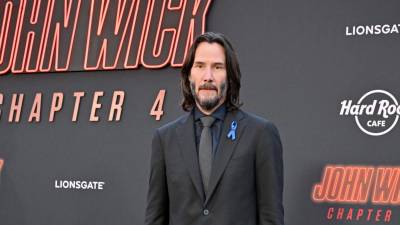 El actor Keanu Reeves, de 59 años de edad.