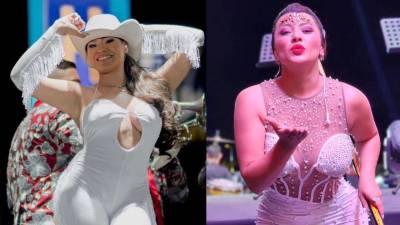 Las guapas presentadoras de televisión Milagro Flores y Alejandra Rubio, derrocharon belleza, glamur y elegancia en el carnaval de Tegucigalpa. Ambas conquistaron su público con su porte y carisma.