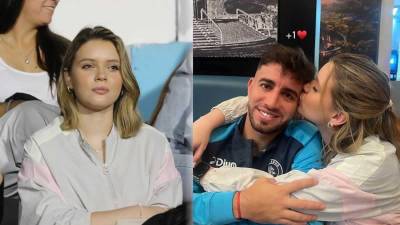 Cecilia García estuvo en el estadio Nacional Chelato Uclés y celebró el gol de Agustín Auzmendi en la final de ida contra Olimpia.