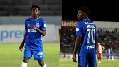 Dereck Moncada, hijo del exseleccionado hondureño Maynor Figueroa, debutó con 16 años en la Liga Nacional vistiendo la camiseta del Olimpia.