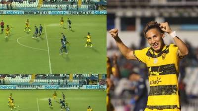 ¡Al ángulo! El golazo de Chapetilla Mejía en goleada de Real España a Motagua