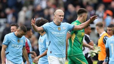 Erling Haaland se fue sin marcar contra el Newcastle y el Manchester City se estrelló.