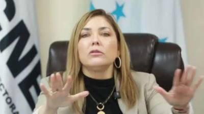 Ana Paola Hall, presidenta del Consejo Nacional Electoral (CNE).