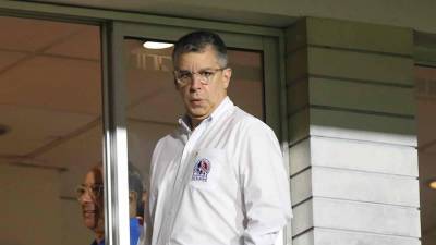 Rafael Villeda presenció en directo la semifinal de ida entre Olancho FC y el Olimpia.