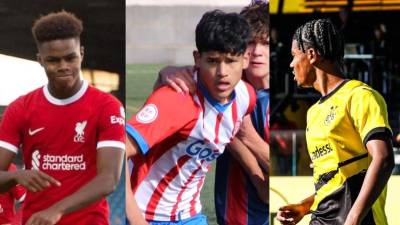 Tres hondureños jugarán en la UEFA Youth League.