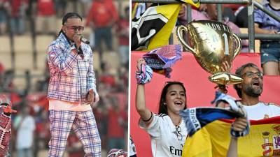 Una fiesta total se vive en Sevilla para presenciar el duelo entre el Real Madrid y Osasuna en la final de la Copa del Rey. Previo al duelo, hinchas de ambos equipos protagonizaron una pelea.