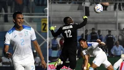 Denil Maldonado marcó el primer gol de la Selección de Honduras contra Cuba en la Nations League.