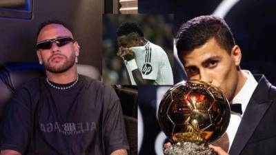 Neymar hizo un comentario a las declaraciones de Rodri sobre Vinicius.