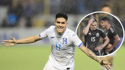 Luis Palma se puso el traje de héroe y marcó los dos goles con los que Honduras venció a México en la ida de los cuartos de final de la Nations League de Concacaf.