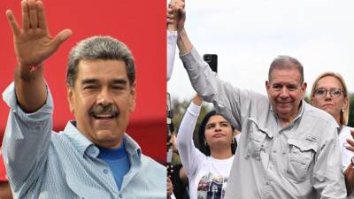 Nicolás Maduro y Edmundo González Urrutia son los candidatos más fuertes en las encuestas de Venezuela.
