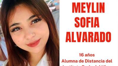 Meylin Sofía Alvarado, estudiante de 16 años del Instituto Perla del Ulúa, fue reportada como desaparecida tras ser vista por última vez en la colonia Mangandy.