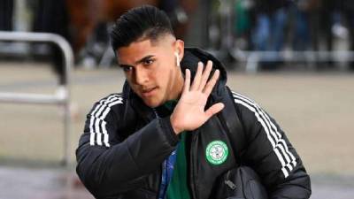 Luis Palma no ha gozado de muchos minutos en su segunda temporada con el Celtic de Escocia.