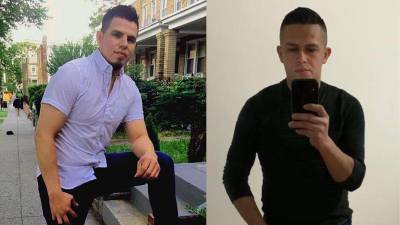 Fotos en vida de los hondureños Octavio (izquierda) y Osmin Quintano (derecha), los hondureños asesinados en Washington.