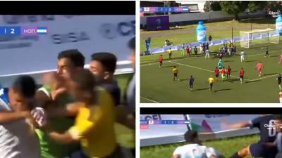 Partido Guatemala-Honduras finaliza en pelea y deja varios expulsados