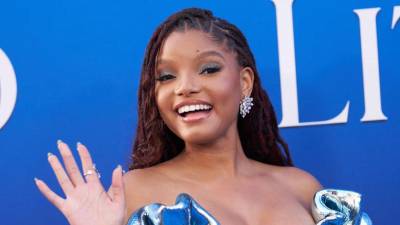 La actriz Halle Bailey.