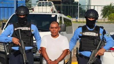 Jerónimo Torres Hernández fue capturado en Tegucigalpa.