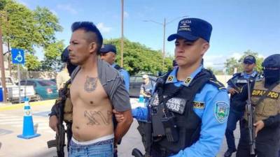 Milton Geovany Muñoz Arteaga fue capturado en la colonia Alameda de Tegucigalpa.