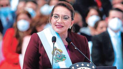 La presidenta de Honduras, Xiomara Castro, encabeza el plan de seguridad pública.