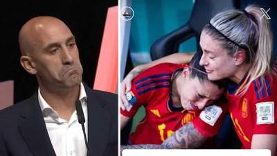 La prensa española, futbolistas y miembros del Gobierno de España han reaccionado con indignación por la no renuncia de Luis Rubiales tras su beso a Jenni Hermoso, jugadora de la selección femenina española.