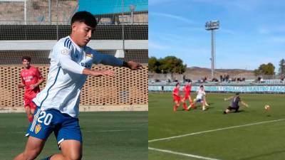 Hondureño se estrena como goleador con su club en España