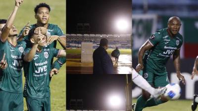 El estadio Olímpico de San Pedro Sula vivió un inédito momento este miércoles por la noche en el partido entre Marathón y Luis Ángel Firpo por la Copa Centroamericana.