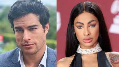 El actor Danilo Carrrera y Yailín ‘la más viral’.