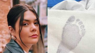 La cantante Yuridia y una de las historias compartidas en su Instagram.