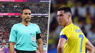 Saíd Martínez tendrá la oportunidad de pitar un partido de Cristiano Ronaldo en Arabia Saudita.