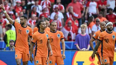 Cody Gakpo fue autor de un gol este martes frente a Austria.