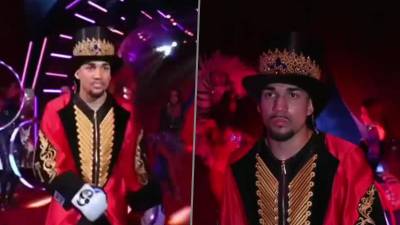 Así fue la gran entrada de Teófimo López previo a su pelea con Jamaine Ortiz