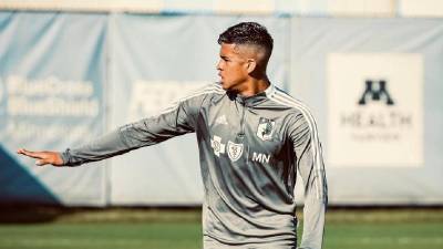 Geremi Rodas, mundialista con Honduras en el Mundial de Argentina Sub-20, regresó a las filas de Lobos tras su andar por la MLS Next Pro con el Minnesota United 2.
