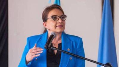La presidenta de Honduras Xiomara Castro.