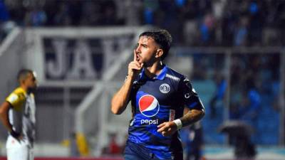 Auzmendi es el máximo goleador del Apertura 2023 de la Liga Nacional de Honduras.