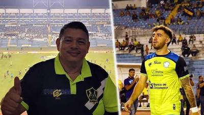 Samuel García, presidente de los Potros del Olancho FC, estuvo presente en el triunfo de su equipo en el Olímpico contra el Real España, en el que Agustín Auzmendi dio dos asistencias.