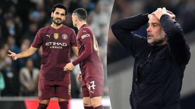 Manchester City y Pep Guardiola fueron eliminados de la Carabao Cup por el Tottenham.