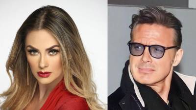 La actriz Aracely Arámbula y el cantante Luis Miguel.