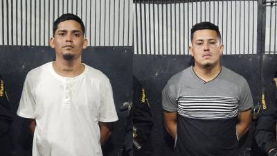 Dipamco presenta a Kevin Emanuel Mejía Chinchilla, alias “El Prono” y José Luis Joya Peña, alias “El Perro Mocho”